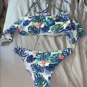 floral bikini